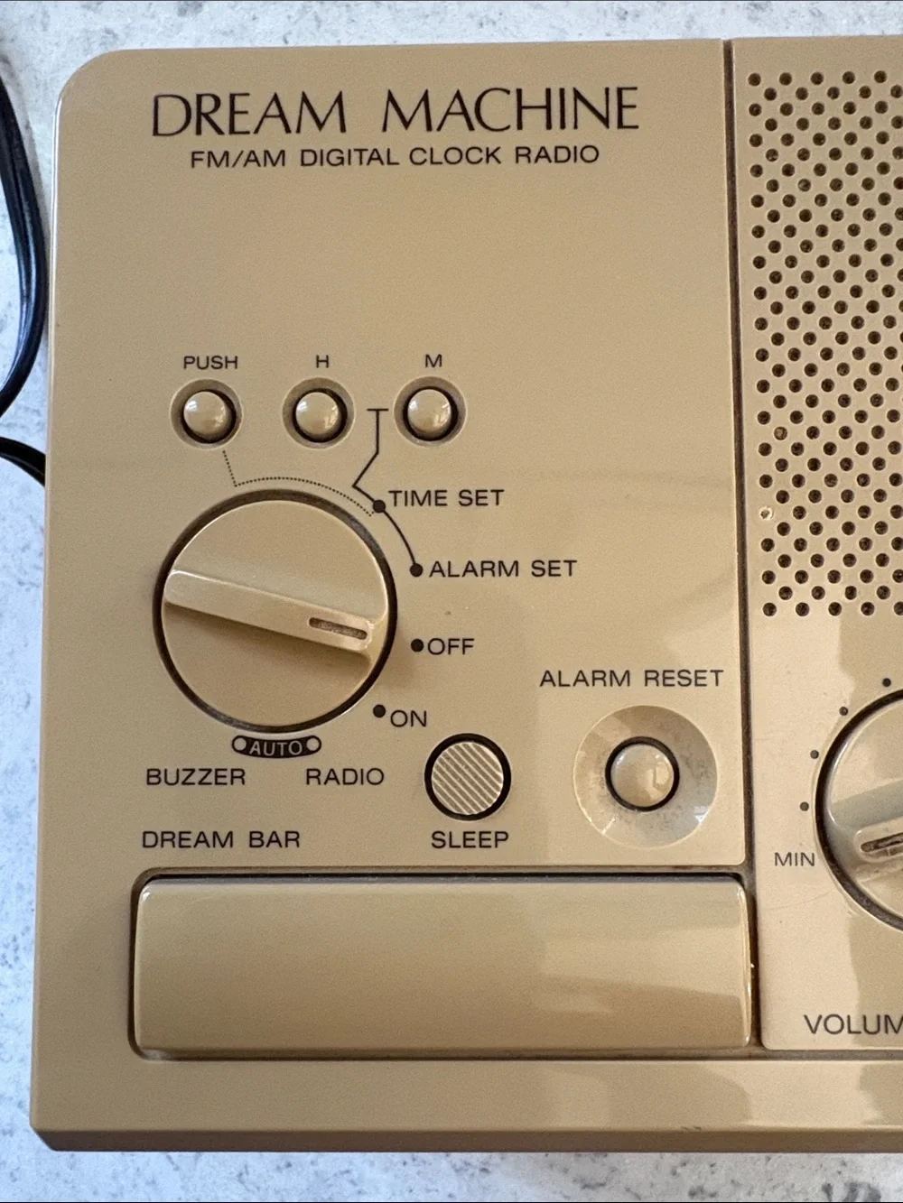 Sony Dream Machine ICF-C2W Vintage Digital Alarm Clock AM/FM Radio - Works